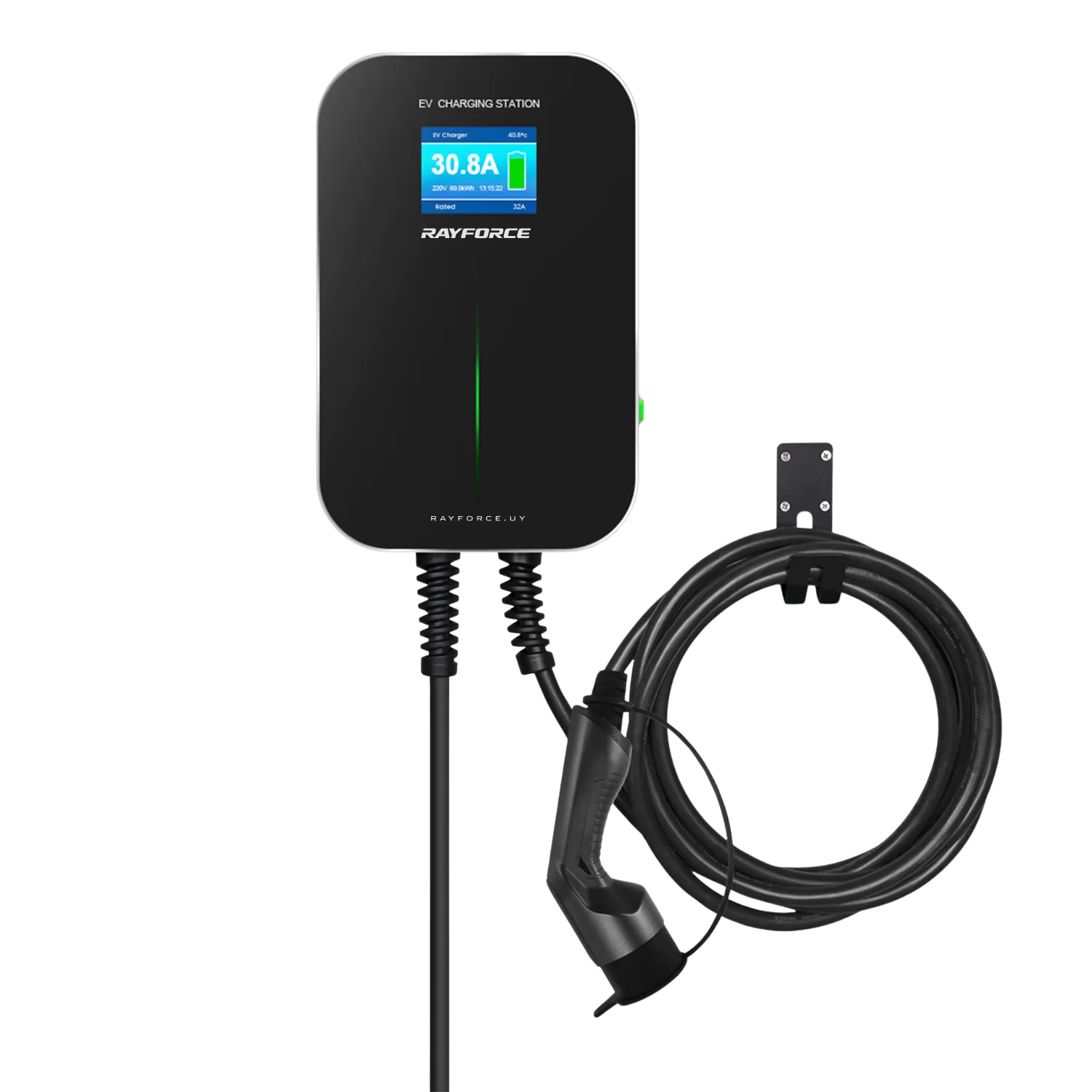 Industrial Three-Phase 22kW Wallbox with integrated cable, photo 2 of 6