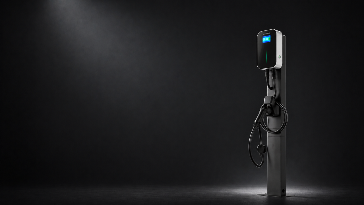 Columna de instalación para cargadores Rayforce
